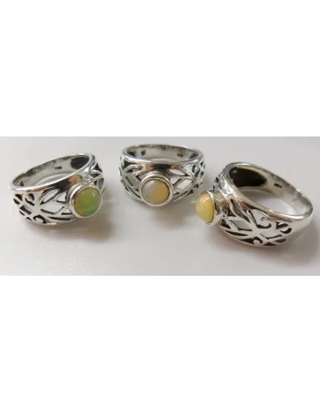 Opale noble Ethiopien bague argent Opale noble Ethiopien bague argent