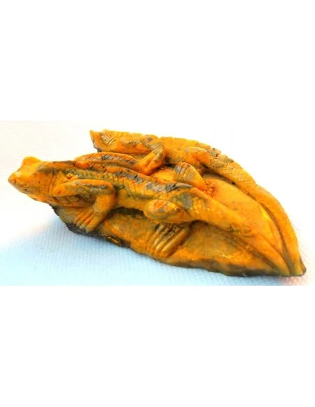 Lézards orpiment, jaspe jaune