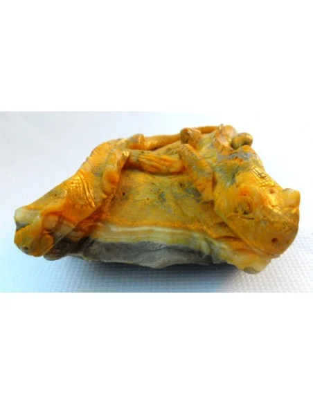 Lézards orpiment, jaspe jaune