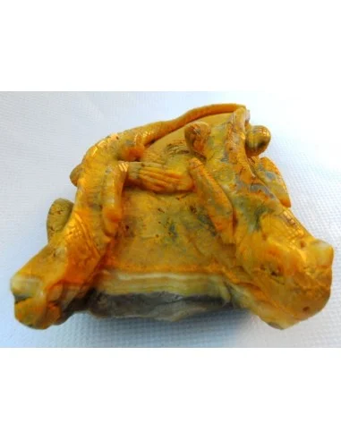 Lézards orpiment, jaspe jaune