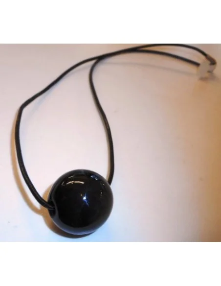 Obsidienne oeil celeste 12mm collier Obsidienne oeil celeste 12mm collier