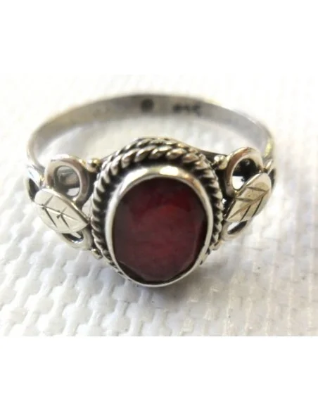 Bague Rubis argent Bague Rubis argent