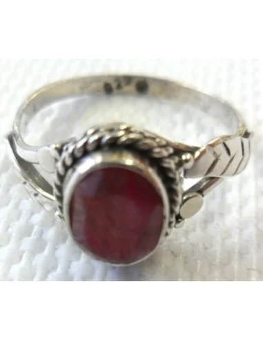 Bague Rubis argent