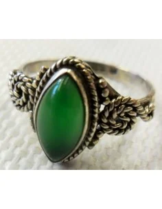 Bague Jade argent