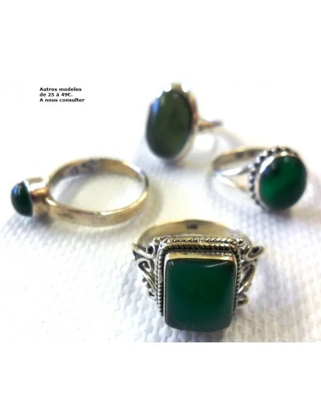 Bague Jade argent Bague Jade argent