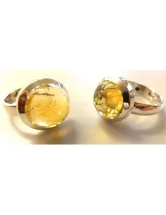 Bague en citrine argent