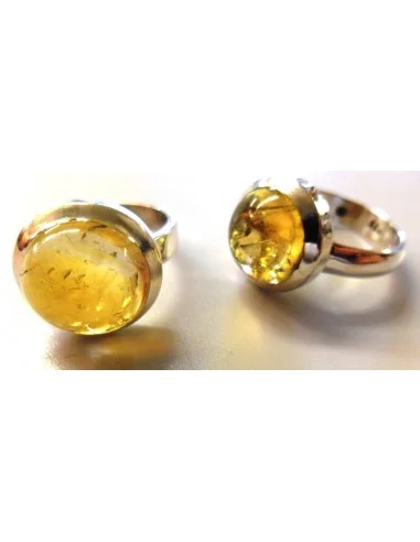 Bague en citrine argent