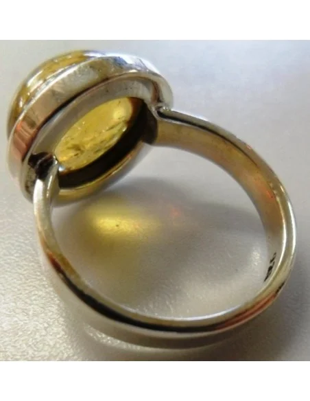 Bague en citrine argent Bague en citrine argent