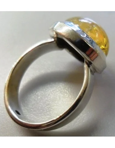 Bague en citrine argent
