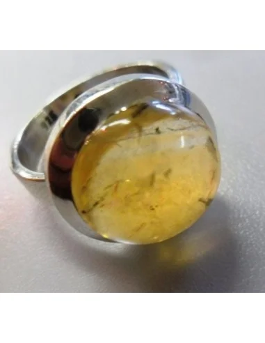 Bague en citrine argent