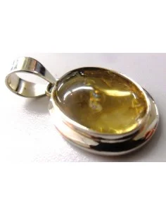 Citrine pendentif argent 2
