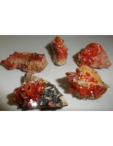 Wulfenite cristalisee