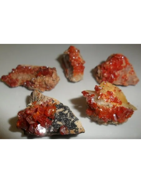 Wulfenite cristalisee