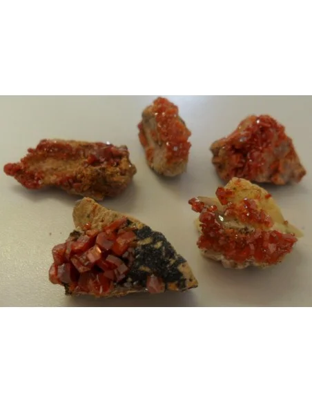 Wulfenite cristalisee