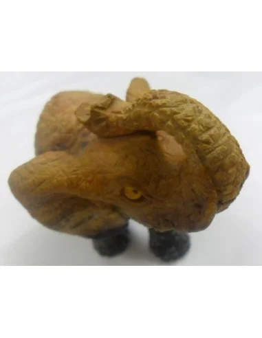 Éléphant en bois fossilisé