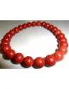Bracelet Corail rouge homme 8mm