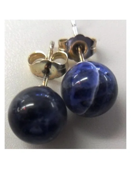 Sodalite boucles oreilles pouce argent Sodalite boucles oreilles pouce argent