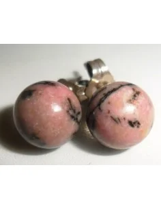 Rhodonite boucles 8mm