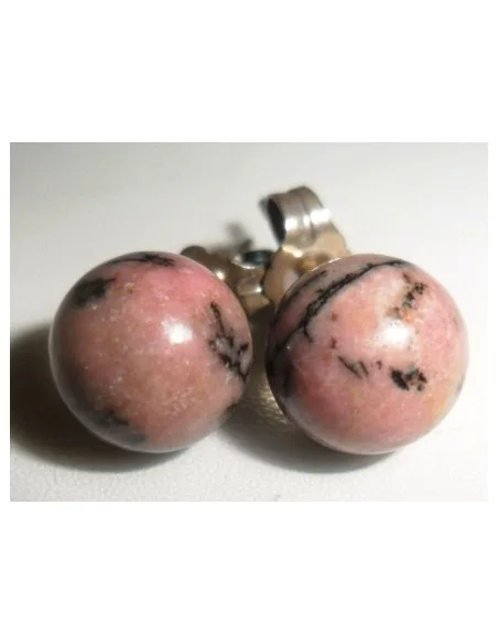 Rhodonite boucles 8mm