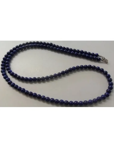 Collier Long en lapis lazuli 6mm