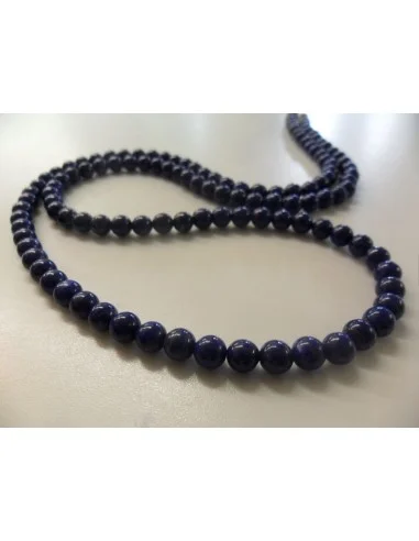 Collier Long en lapis lazuli 6mm
