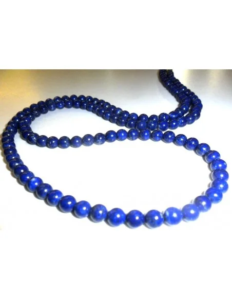 Collier Long en lapis lazuli 6mm Collier Long en lapis lazuli 6mm