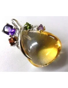 Pendentif  topaze argent GEMMES