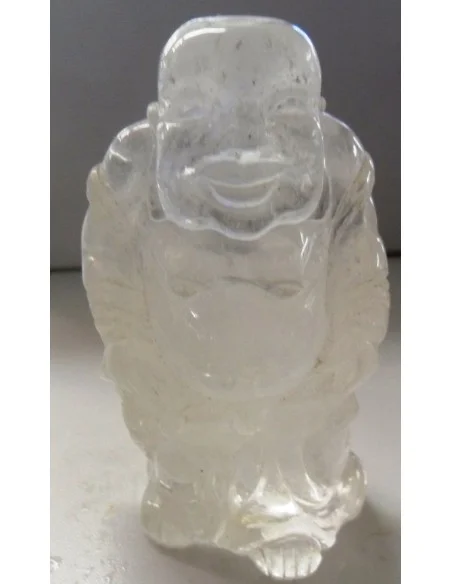 Bouddha cristal de roche 80mm