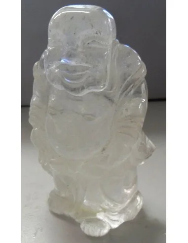 Bouddha cristal de roche 80mm