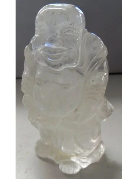 Bouddha cristal de roche 80mm