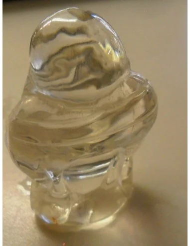 Bouddha cristal de roche 52mm