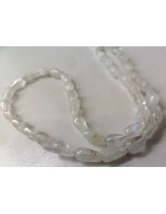 Pierre de lune arc-en-ciel collier