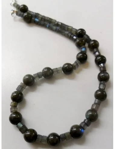 Labradorite collier
