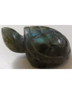 Tortue en labradorite