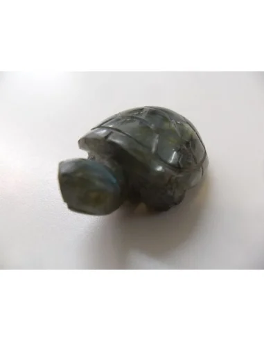 Tortue en labradorite
