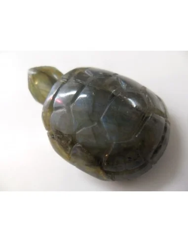 Tortue en labradorite