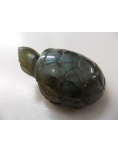 Tortue en labradorite
