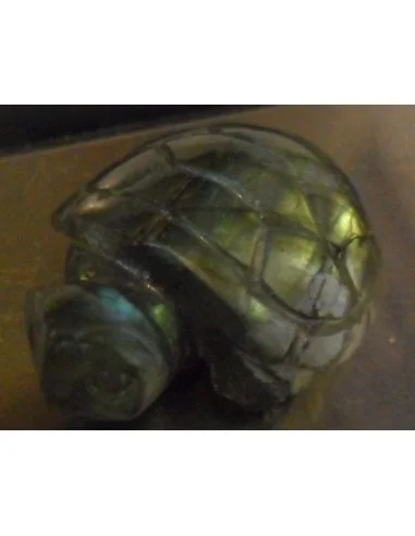 Tortue en labradorite