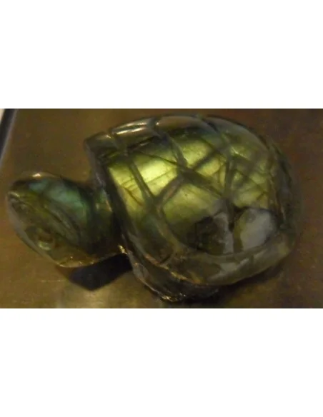 Tortue en labradorite Tortue en labradorite