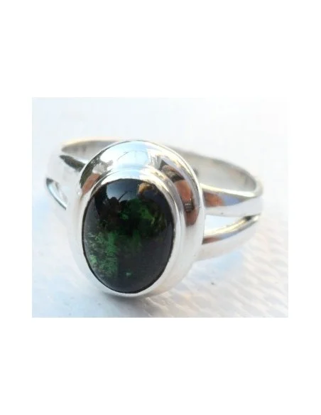 Tourmaline verte, verdelite bague argent Tourmaline verte, verdelite bague argent