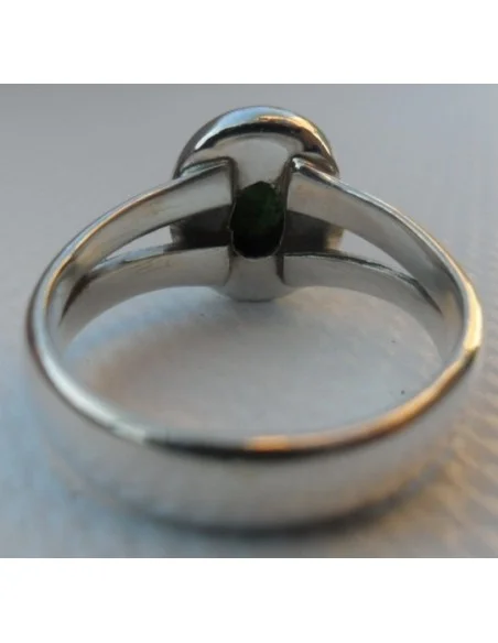 Tourmaline verte, verdelite bague argent Tourmaline verte, verdelite bague argent