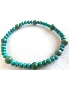 Turquoise bracelet 3 et 6mm 2
