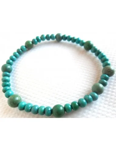 Turquoise bracelet 3 et 6mm