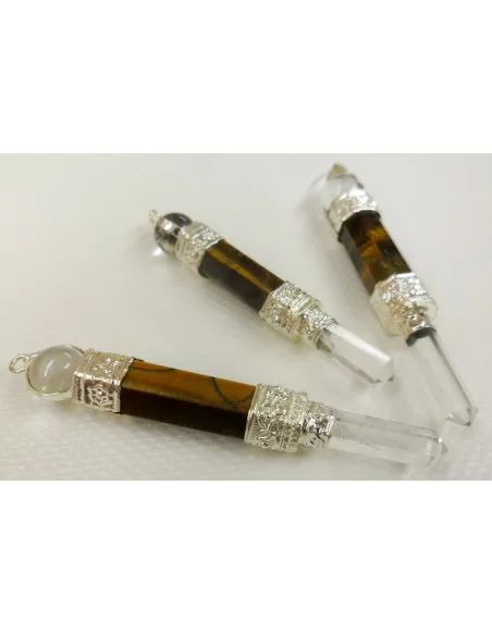 Oeil de tigre pendentif/pendule