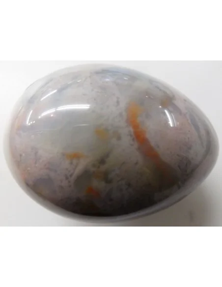 Oeuf en jaspe rose et bleue Oeuf en jaspe rose et bleue