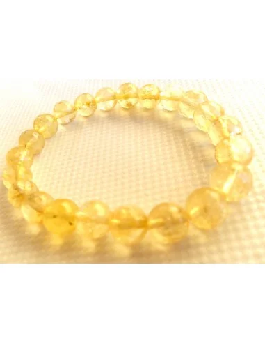 Citrine bracelet 8mm Facettes