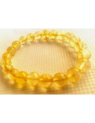 Citrine bracelet 8mm Facettes