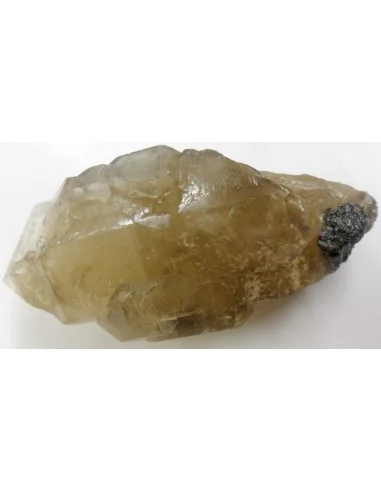 Quartz sceptre aux tourmalines