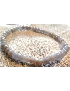 Calcedoine bleu en bracelet 4mm 2