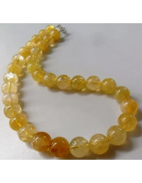 Citrine collier 12mm Citrine collier 12mm
